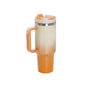 40oz Stainless Steel Travel Mug with Straw & Handle - Lunqara 
