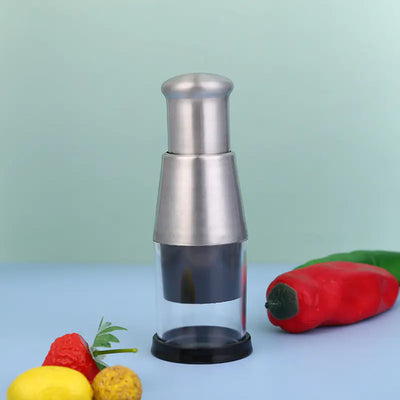 304 Stainless Steel Garlic Press and Slicer for Kitchen - Lunqara 