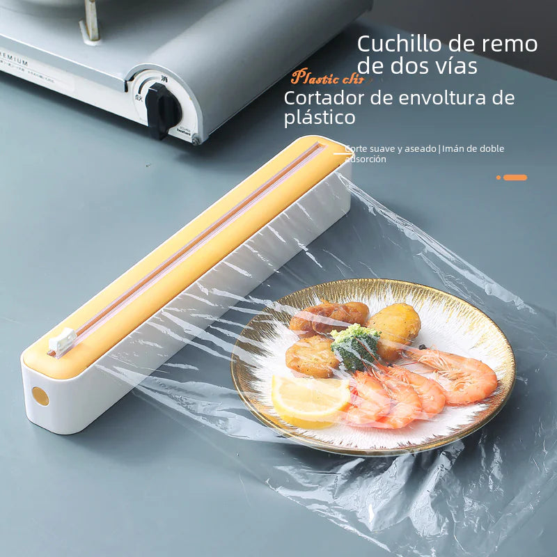 Magnetic Wall-Mounted Kitchen Foil and Wrap Cutter - Lunqara 