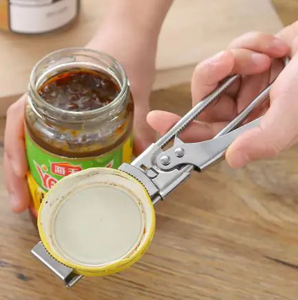 Premium Stainless Steel Adjustable Jar Opener – Multi-Function Screw Cap Tool - Lunqara 