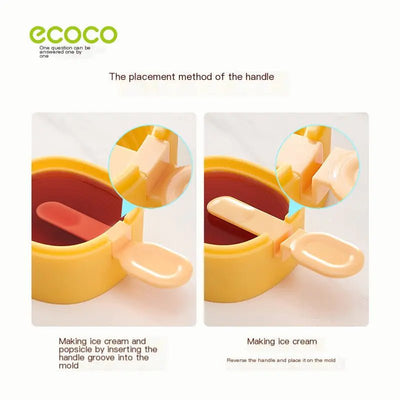 Silicone Ice Cream Molds for Homemade Popsicles - Lunqara