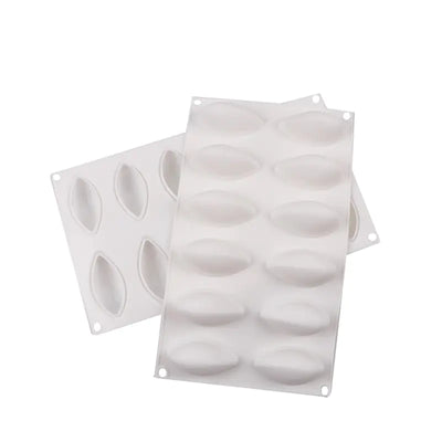 12-Cavity Mango Mousse Cake Silicone Mold for DIY - Lunqara 