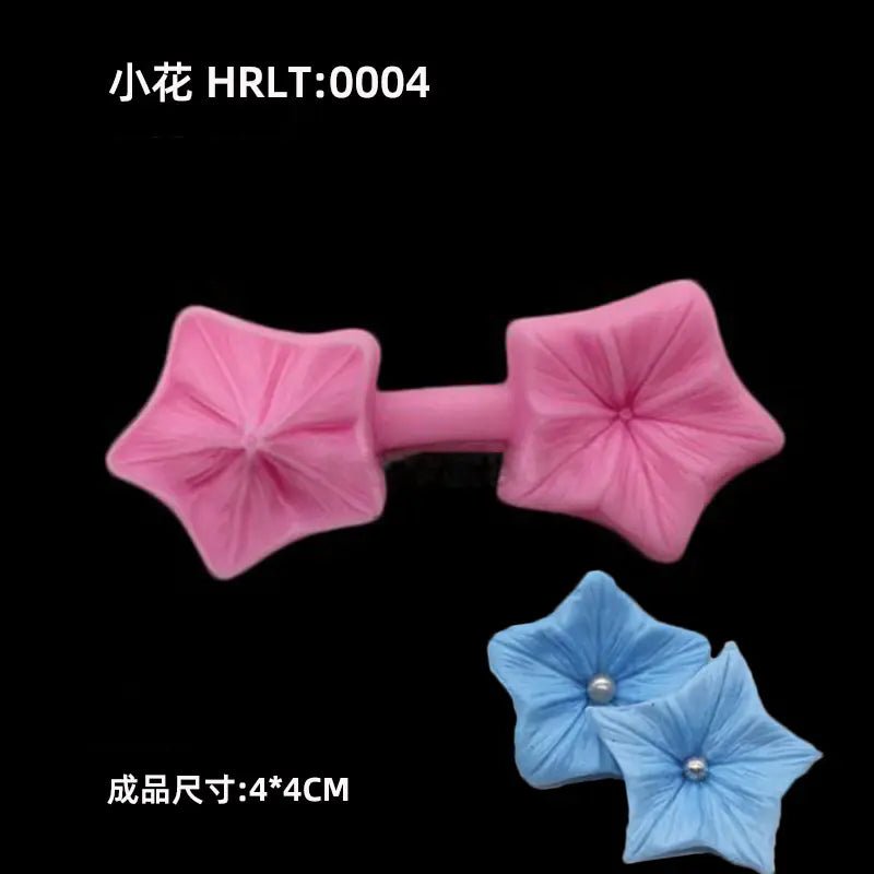 3D Silicone Molds for Leaf and Petal Decorations - Lunqara