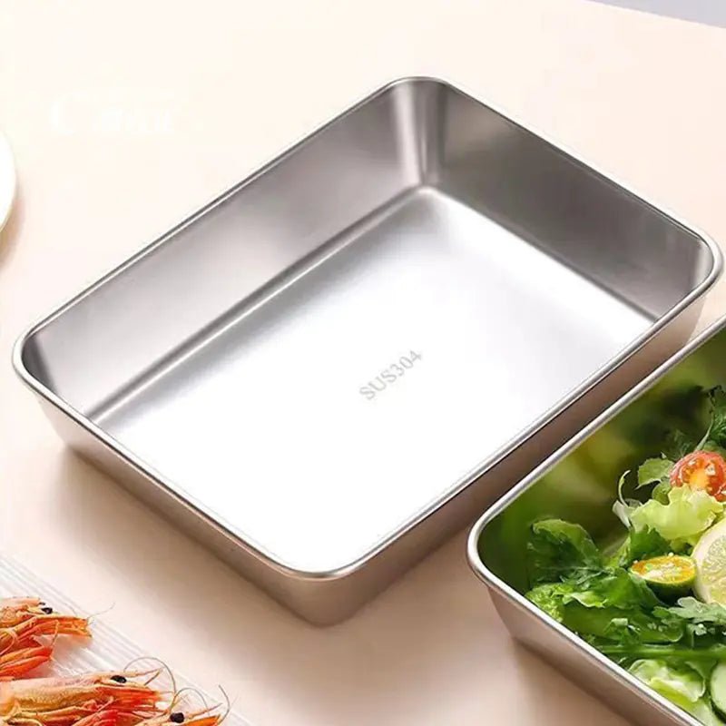 Lunqara Stainless Steel Microwave Food Storage Box - Lunqara