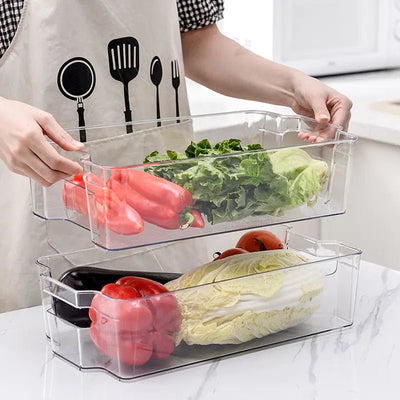 Plastic Storage Organizer for Kitchen Refrigerator (Drawer) - Lunqara