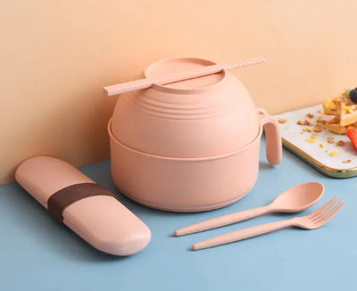 Instant Noodle Bowl With Lid Lunch Box Bowl