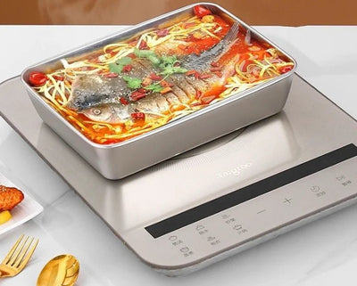 Lunqara Stainless Steel Microwave Food Storage Box - Lunqara