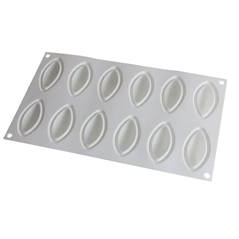 12-Cavity Mango Mousse Cake Silicone Mold for DIY - Lunqara 