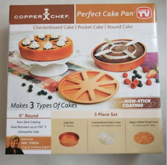 Round Cake Molds and Griddle Pan Creative Set - Lunqara 