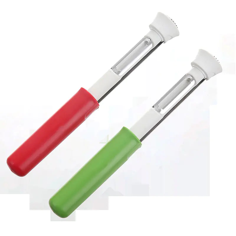 2-in-1 Fruit Corer and Peeler with Retractable Design - Lunqara 