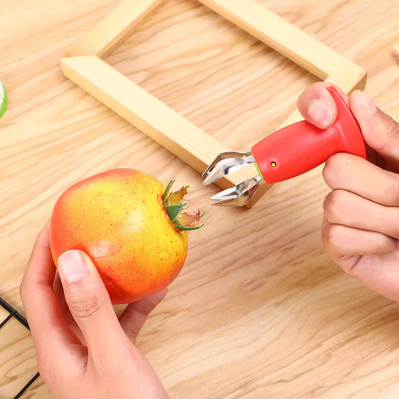 Stainless Steel Strawberry Stem Remover and Core Tool