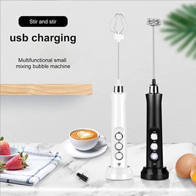 Portable USB Rechargeable Electric Milk Frother