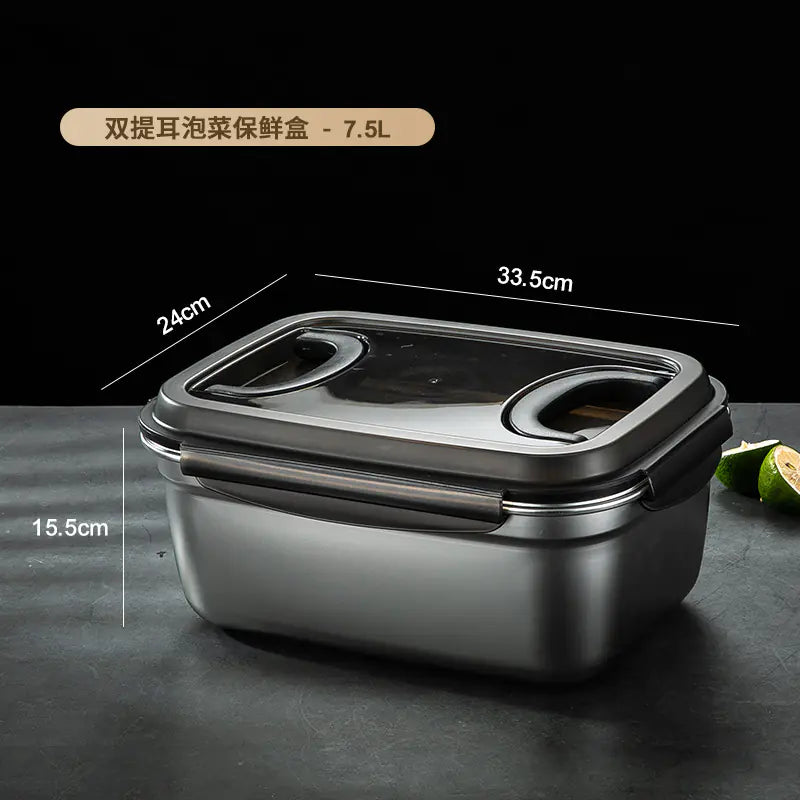 304 Stainless Steel Sealed Food Storage Container