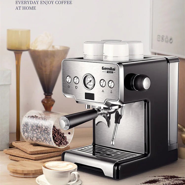 Italian Semi - Automatic Coffee Machine - Lunqara