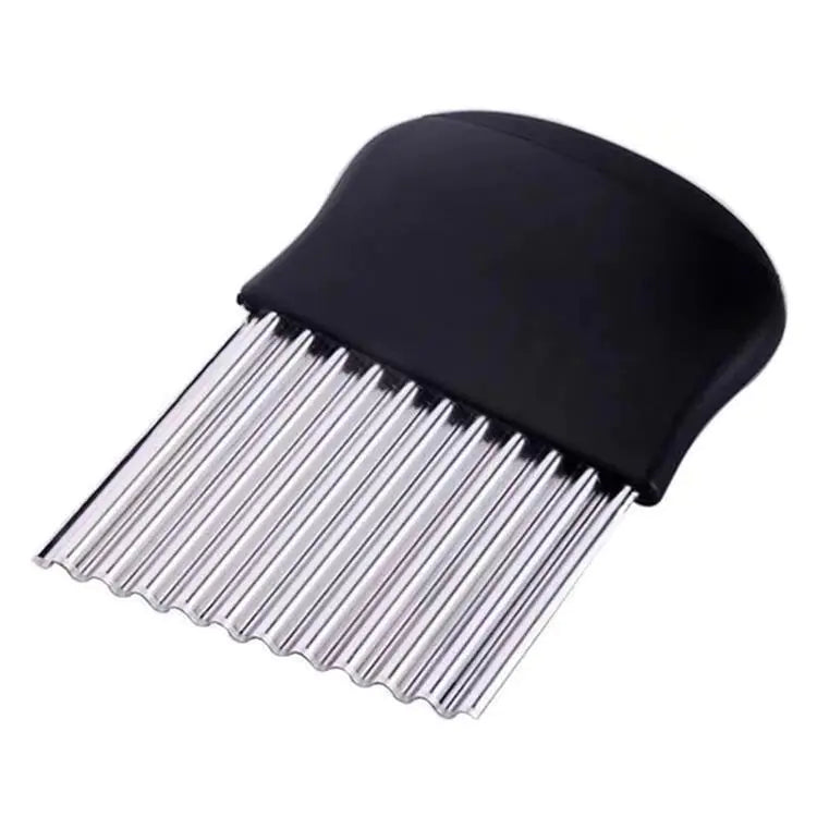 Stainless Steel Wavy Potato Cutter Kitchen Tool - Lunqara 