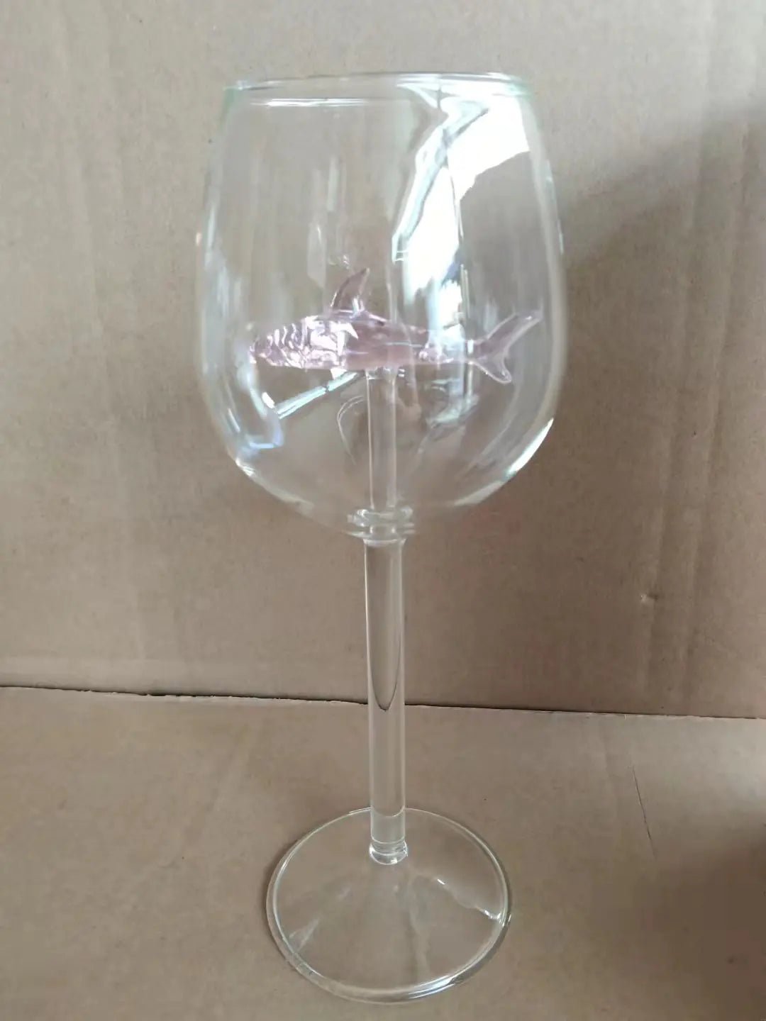 Creative Shark High Wine Glass with Octopus Design - Lunqara