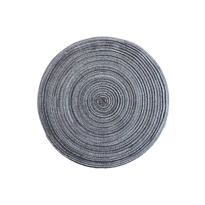Nordic Style Round Woven Heat-Resistant Placemats