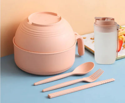 Instant Noodle Bowl With Lid Lunch Box Bowl