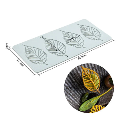 Silicone Mold for Petal Leaf Geometric Baking Decor - Lunqara 