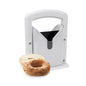 Lunqara Bagel Slicer Perfect for Bagels Cutter Stainless Steel White 6.8x3.7x8.8 inches
