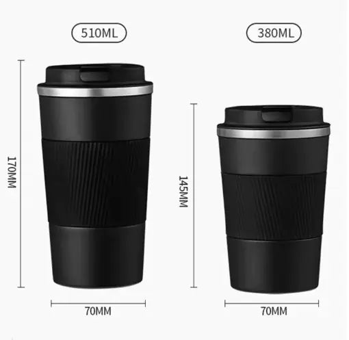 Stainless Steel Thermal Travel Mug - Lunqara 