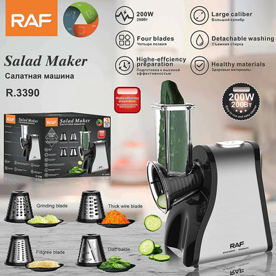 Electric Cheese Grater and Vegetable Slicer Machine - Lunqara
