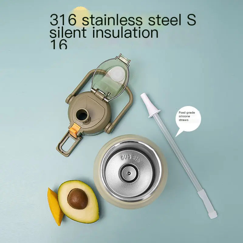 Dodge Large Capacity Insulated Stainless Steel Cup - Lunqara 