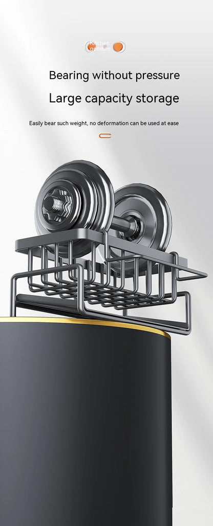 Multifunctional Kitchen Sink Organizer with Draining Rack - Lunqara 