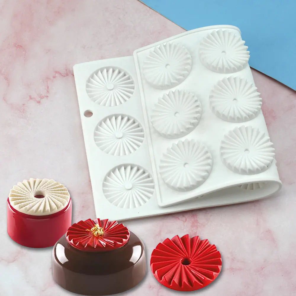 15-Cavity Silicone Mousse Cake Mold for Decoration - Lunqara 