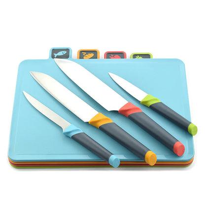 Cutting Board with Disinfecting Knife Holder - Lunqara 