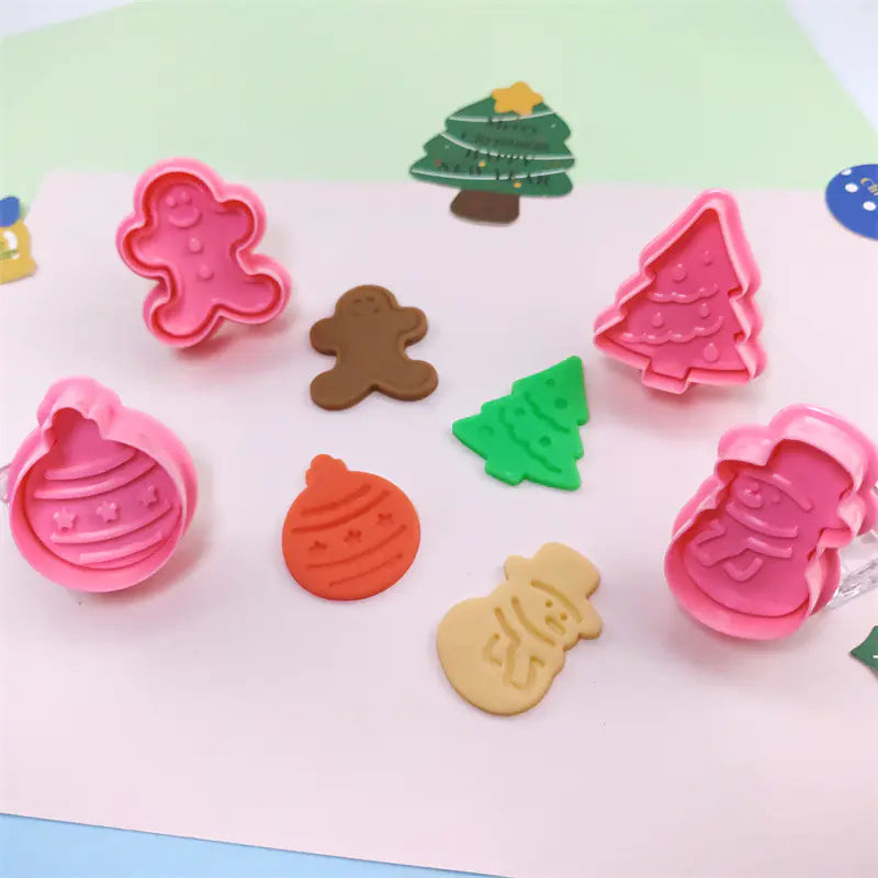 Christmas Plastic Cookie Cutter for DIY Baking Decor