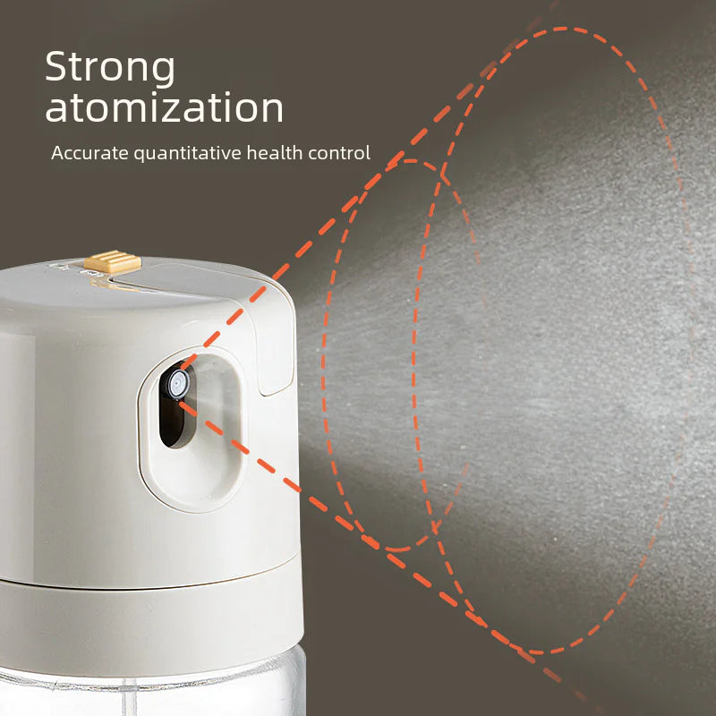Self-Designed Oil Bottle with Spray and Pour Function - Lunqara 