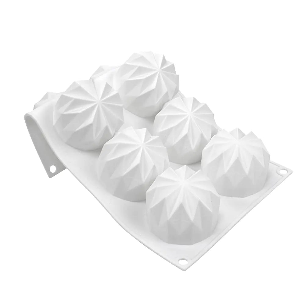 French Mousse Cake Mold 8-Cavity Silicone Baking Tool - Lunqara 