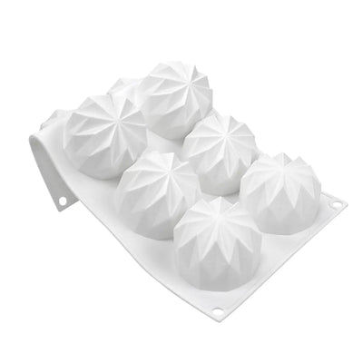 French Mousse Cake Mold 8-Cavity Silicone Baking Tool - Lunqara 