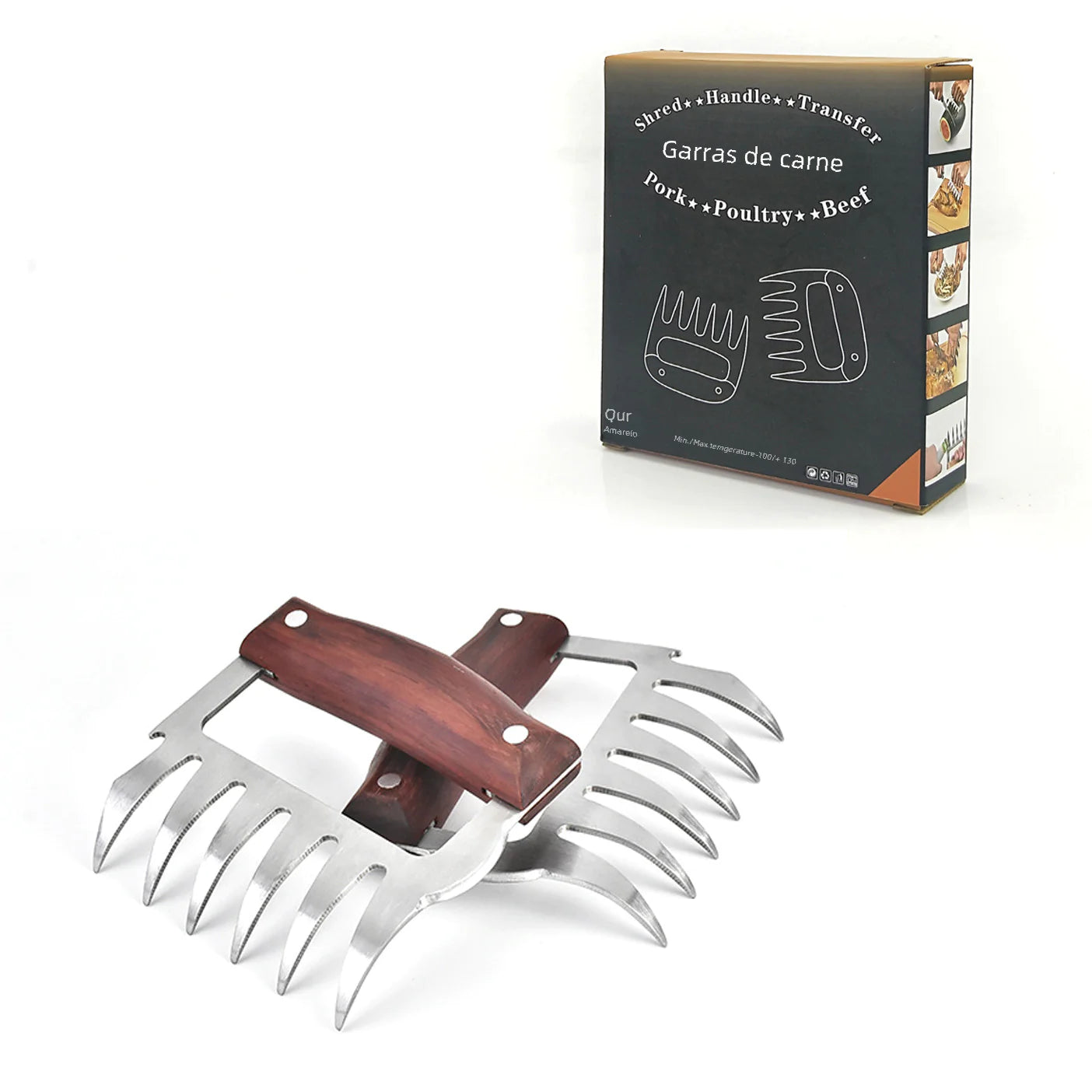 BBQ Meat Shredder Claws - Multi-Functional Tool - Lunqara 