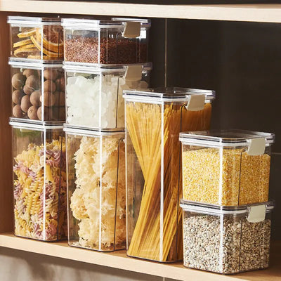 Food - Grade Plastic Sealing Jar for Snacks and Storage - Lunqara