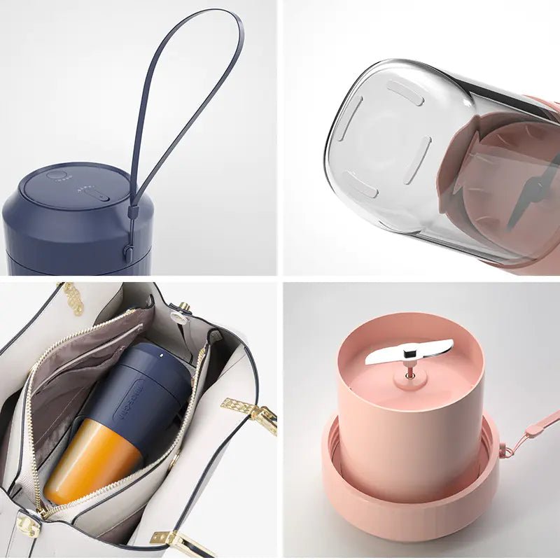 Portable Mini Electric Juicer for Home Use - Lunqara