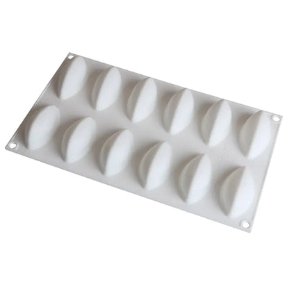 12-Cavity Mango Mousse Cake Silicone Mold for DIY - Lunqara 