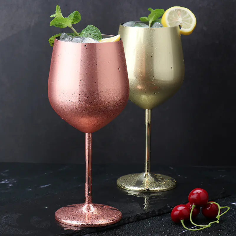 500ml Creative 304 Stainless Steel Wine Goblet - Lunqara 
