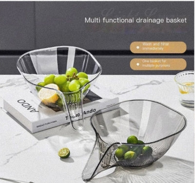 Multifunctional Draining Basket and Bowl for Kitchen - Lunqara 