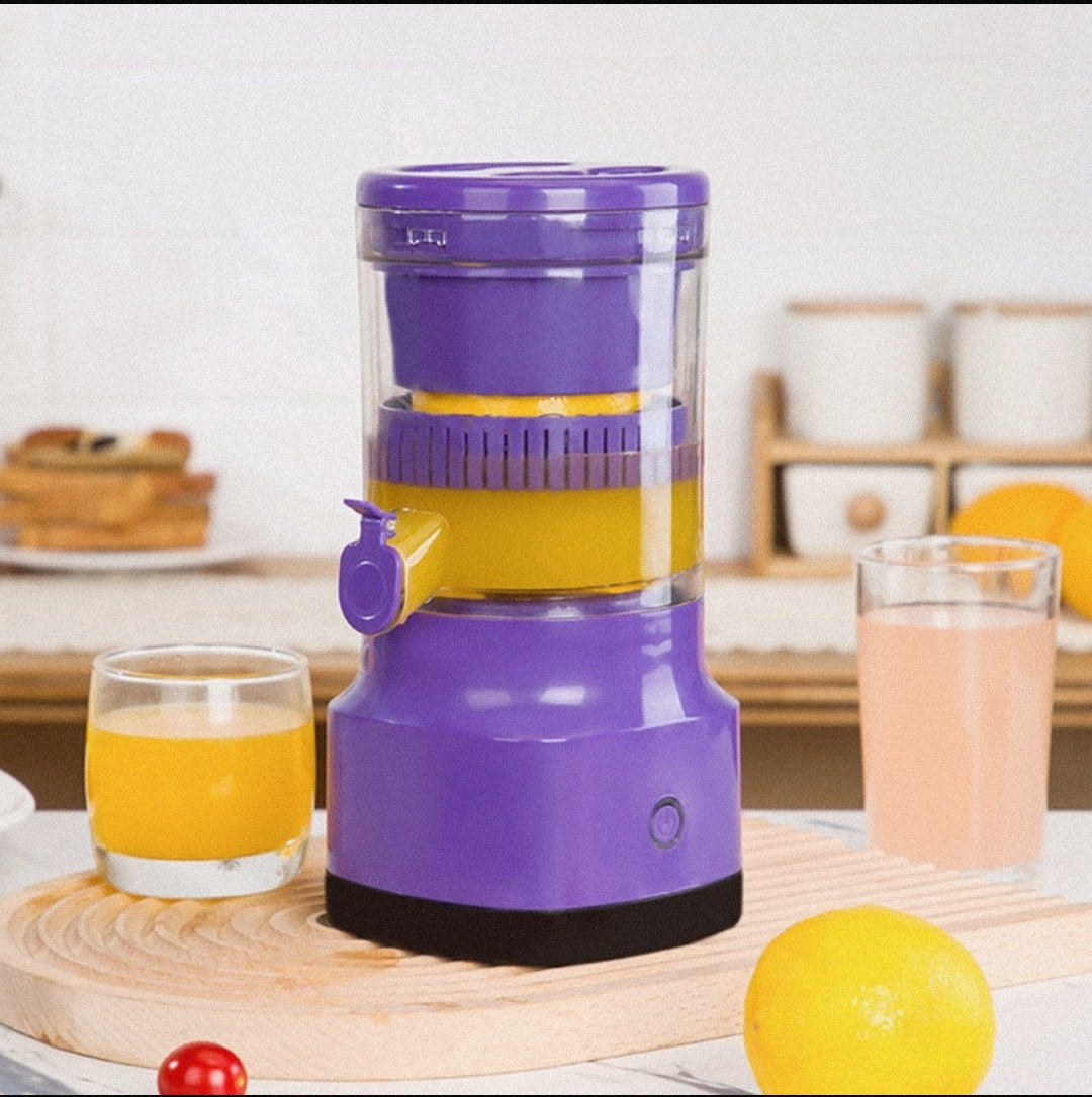 Electric USB Rechargeable Citrus Juicer Portable Orange & Lemon Squeezer Multifunctional Kitchen Gadget - Lunqara 