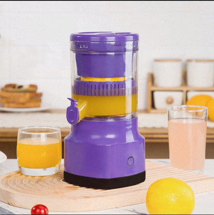 Electric USB Rechargeable Citrus Juicer Portable Orange & Lemon Squeezer Multifunctional Kitchen Gadget - Lunqara 