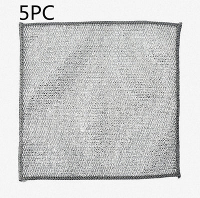 Steel Wire Ball Cloth Kitchen Cleaning Dishcloth
