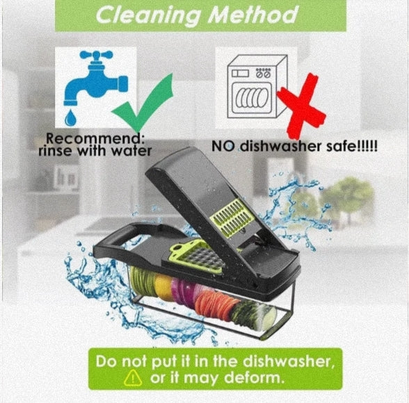 15-in-1 Multi-Function Vegetable Chopper & Slicer Set - Lunqara 