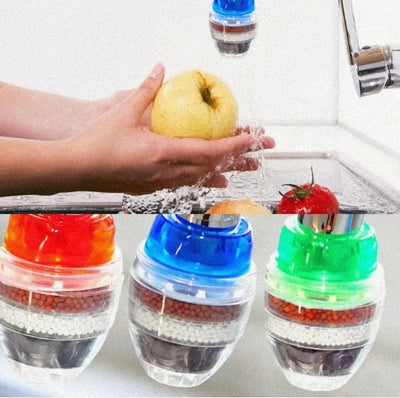 Faucet Water Purifier Kitchen Household Tap Water Filter Water-Saving Water Purifier Head - Lunqara 