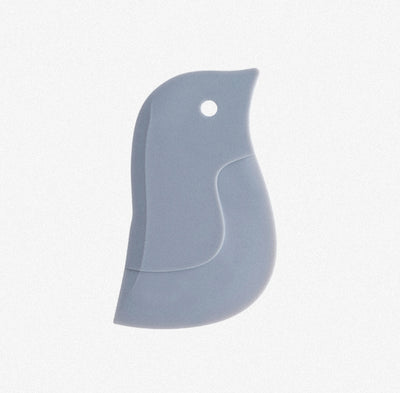 Cute Penguin Shape Baking Soft Blade Scraper Oil Dish Plate Scraping Kitchen Gadget Dirty Stains Cleaning Wiping Board