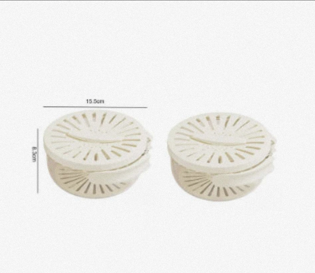 Fruit Drain Basket With Lid Vegetable Washing Bowl Foldable Handle Cleaning Colander Plastic Refrigerator Crisper Kitchen Box