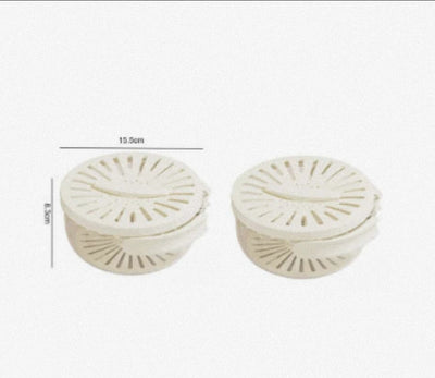 Fruit Drain Basket With Lid Vegetable Washing Bowl Foldable Handle Cleaning Colander Plastic Refrigerator Crisper Kitchen Box