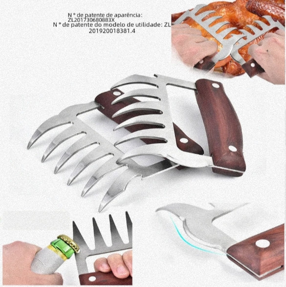 BBQ Meat Shredder Claws - Multi-Functional Tool - Lunqara 
