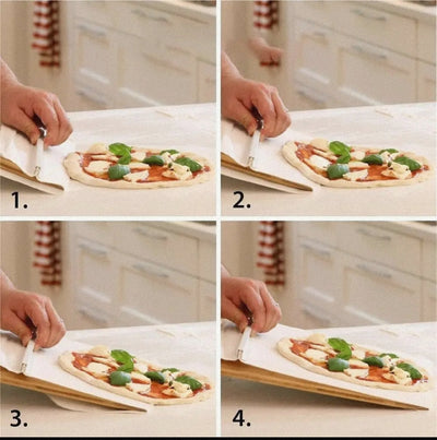 Kitchen Gadgets Sliding Pizza Shovel Non Stick Pizza Smooth Cutting Board Storage Transfer Board Kitchen Baking Tool